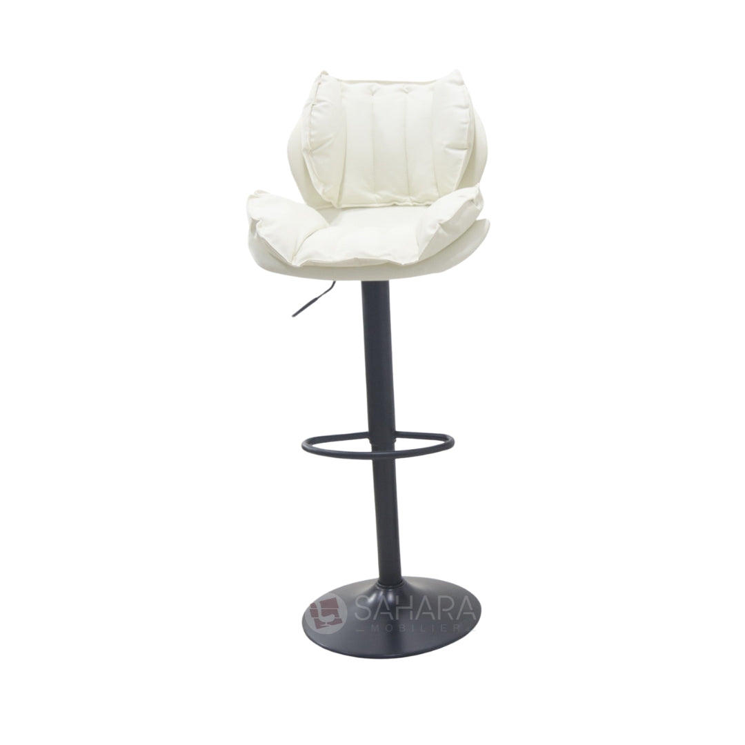 Tabouret en couleur blanc